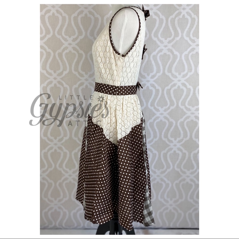 Ryu Farmhouse Multi Print and Bow Dress - Picture 3 of 14